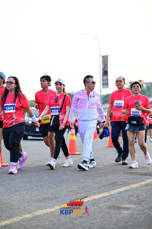 Race photo from CISANGKAN KBP CITY RUN 2025