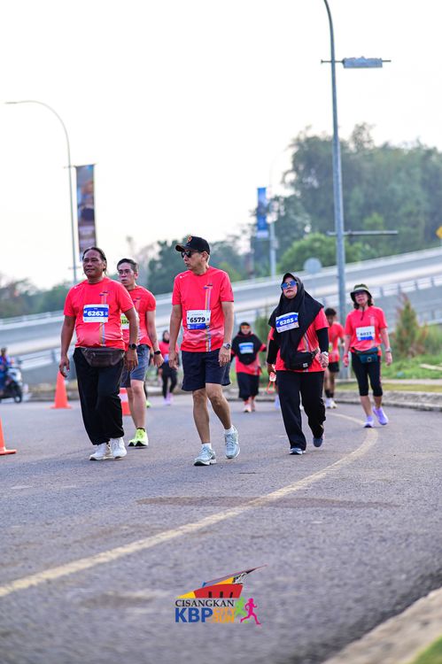 Race photo from CISANGKAN KBP CITY RUN 2025
