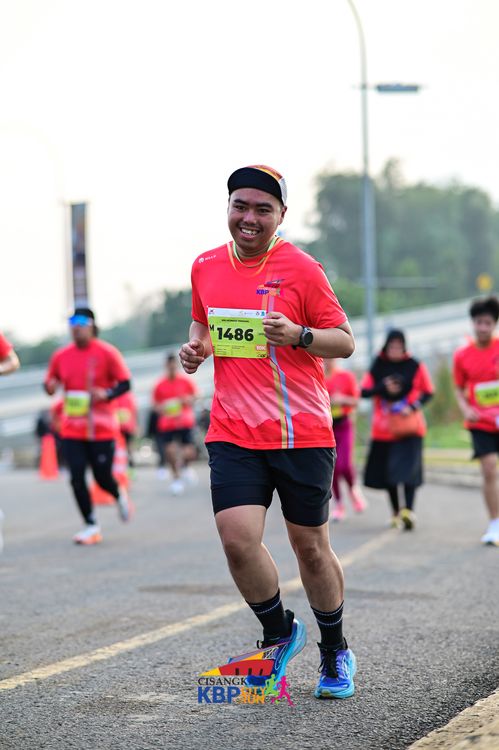 Race photo from CISANGKAN KBP CITY RUN 2025