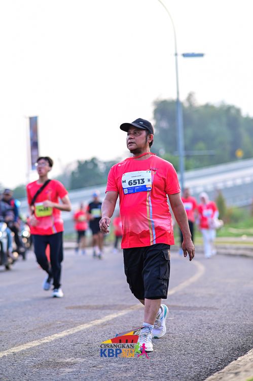Race photo from CISANGKAN KBP CITY RUN 2025