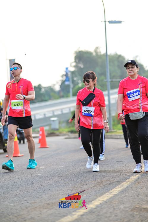 Race photo from CISANGKAN KBP CITY RUN 2025