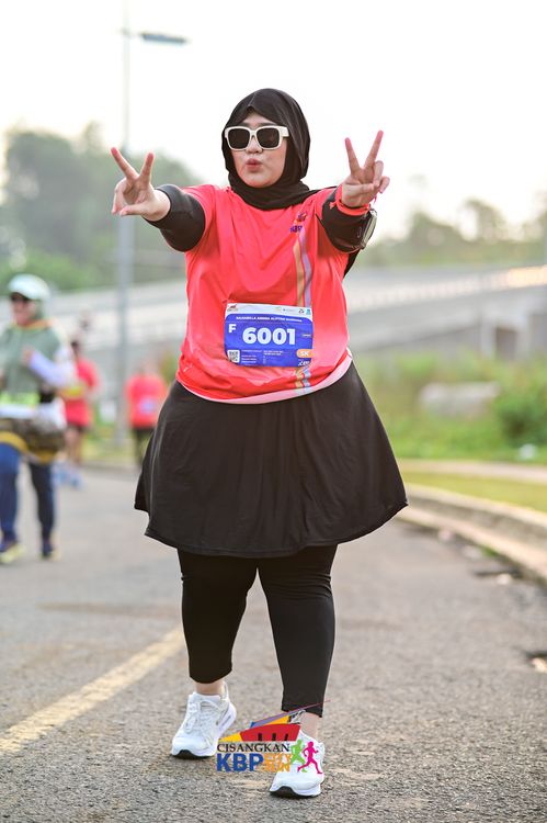 Race photo from CISANGKAN KBP CITY RUN 2025