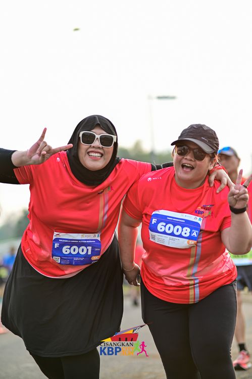 Race photo from CISANGKAN KBP CITY RUN 2025