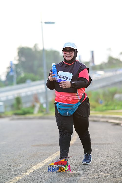 Race photo from CISANGKAN KBP CITY RUN 2025