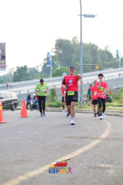 Race photo from CISANGKAN KBP CITY RUN 2025