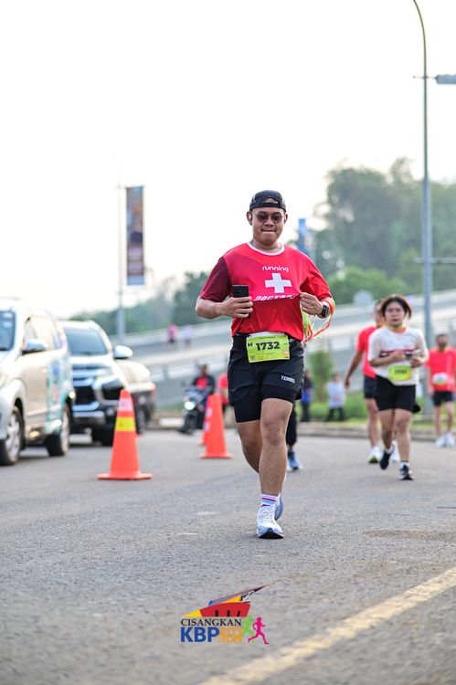 Race photo from CISANGKAN KBP CITY RUN 2025
