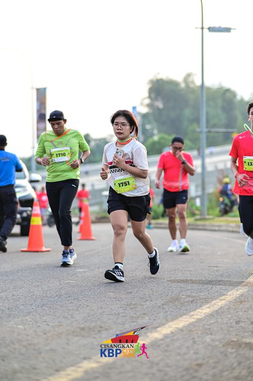 Race photo from CISANGKAN KBP CITY RUN 2025