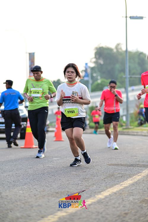 Race photo from CISANGKAN KBP CITY RUN 2025