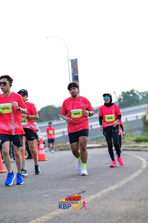 Race photo from CISANGKAN KBP CITY RUN 2025
