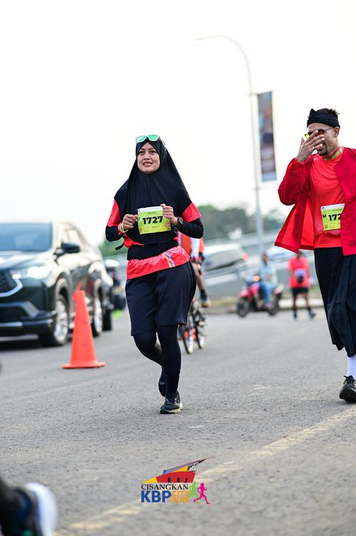 Race photo from CISANGKAN KBP CITY RUN 2025
