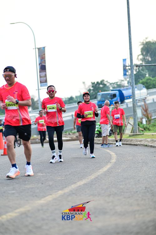 Race photo from CISANGKAN KBP CITY RUN 2025