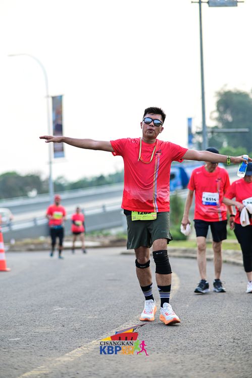 Race photo from CISANGKAN KBP CITY RUN 2025