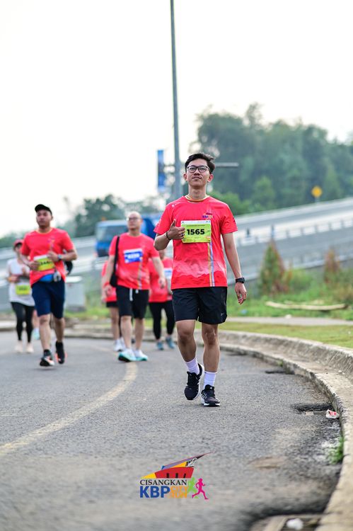 Race photo from CISANGKAN KBP CITY RUN 2025