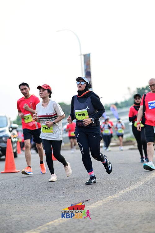 Race photo from CISANGKAN KBP CITY RUN 2025