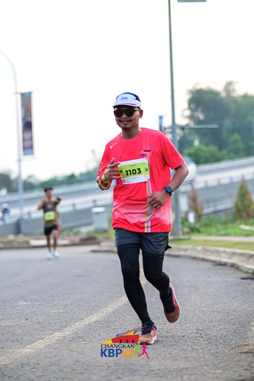 Race photo from CISANGKAN KBP CITY RUN 2025
