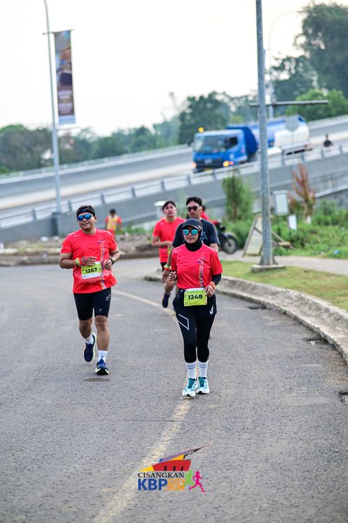Race photo from CISANGKAN KBP CITY RUN 2025
