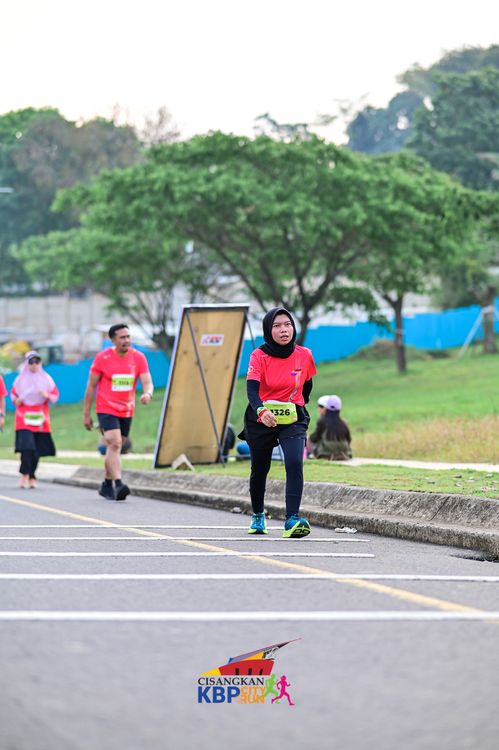 Race photo from CISANGKAN KBP CITY RUN 2025