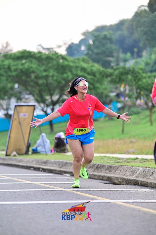 Race photo from CISANGKAN KBP CITY RUN 2025