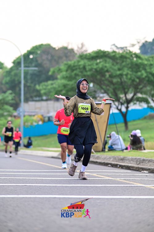 Race photo from CISANGKAN KBP CITY RUN 2025