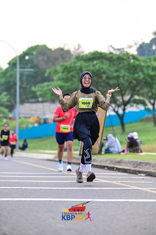 Race photo from CISANGKAN KBP CITY RUN 2025
