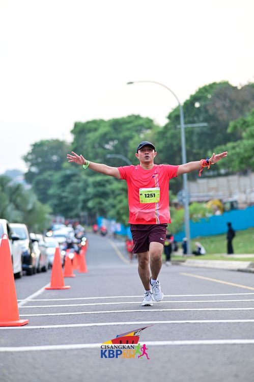 Race photo from CISANGKAN KBP CITY RUN 2025