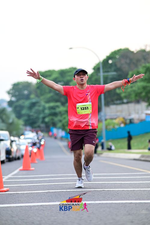 Race photo from CISANGKAN KBP CITY RUN 2025