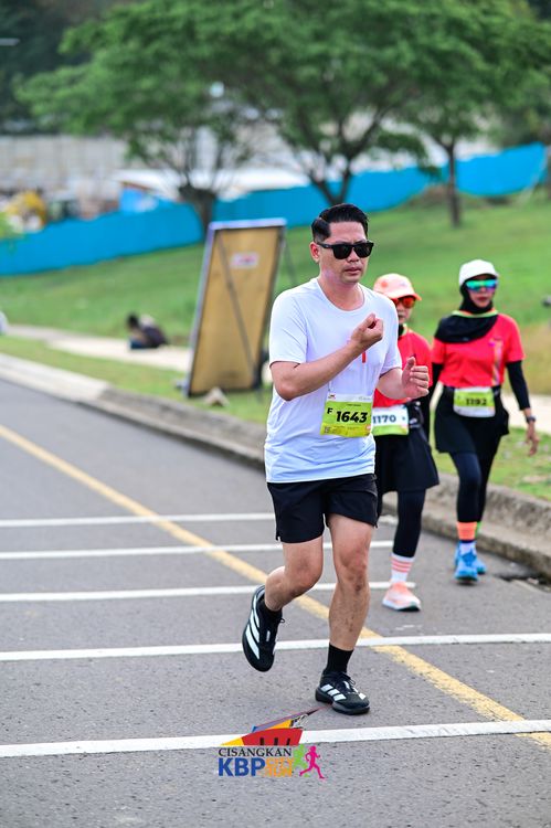 Race photo from CISANGKAN KBP CITY RUN 2025