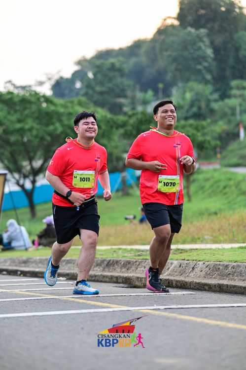 Race photo from CISANGKAN KBP CITY RUN 2025