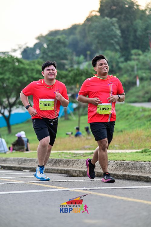 Race photo from CISANGKAN KBP CITY RUN 2025