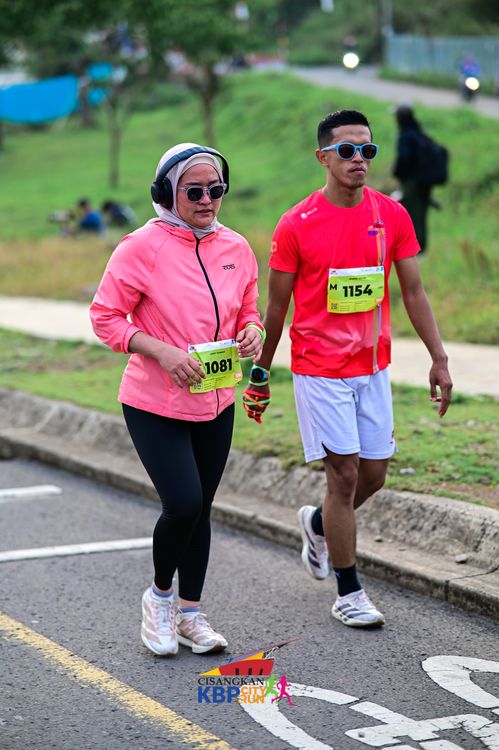 Race photo from CISANGKAN KBP CITY RUN 2025