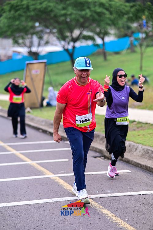 Race photo from CISANGKAN KBP CITY RUN 2025