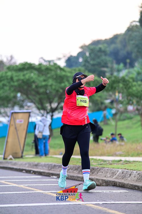 Race photo from CISANGKAN KBP CITY RUN 2025