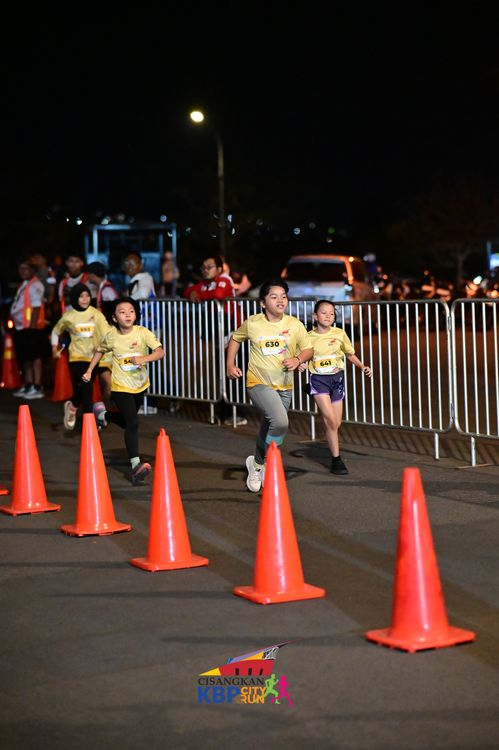 Race photo from CISANGKAN KBP CITY RUN 2025