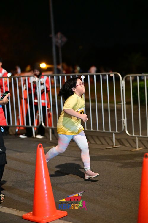 Race photo from CISANGKAN KBP CITY RUN 2025