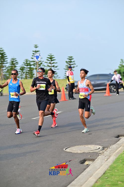 Race photo from CISANGKAN KBP CITY RUN 2025