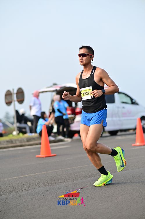 Race photo from CISANGKAN KBP CITY RUN 2025