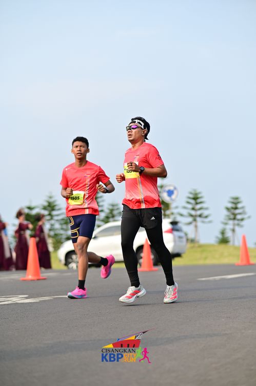 Race photo from CISANGKAN KBP CITY RUN 2025