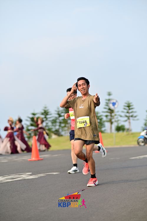 Race photo from CISANGKAN KBP CITY RUN 2025