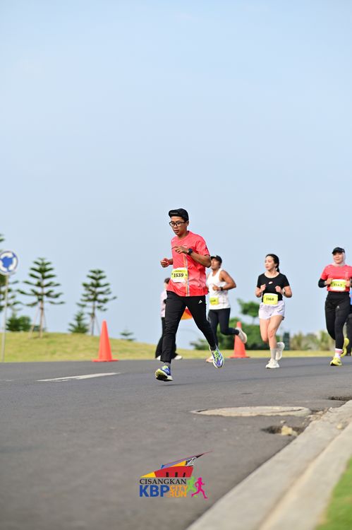Race photo from CISANGKAN KBP CITY RUN 2025