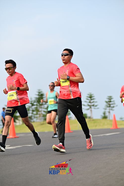 Race photo from CISANGKAN KBP CITY RUN 2025