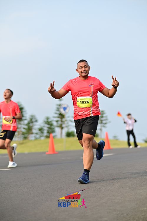 Race photo from CISANGKAN KBP CITY RUN 2025