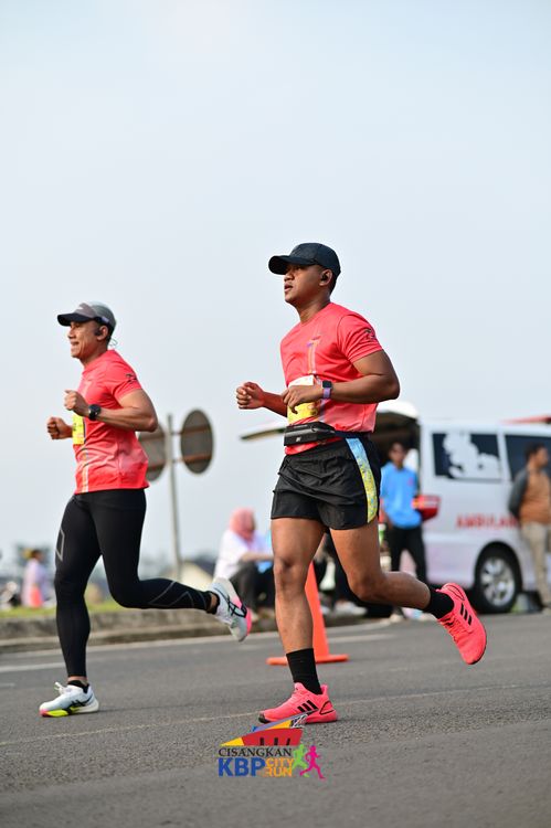 Race photo from CISANGKAN KBP CITY RUN 2025
