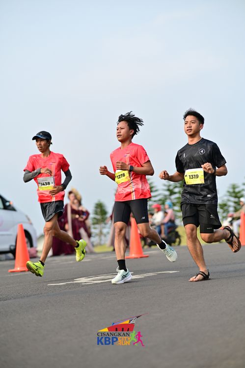 Race photo from CISANGKAN KBP CITY RUN 2025