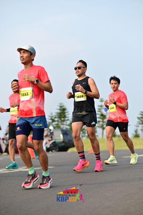 Race photo from CISANGKAN KBP CITY RUN 2025