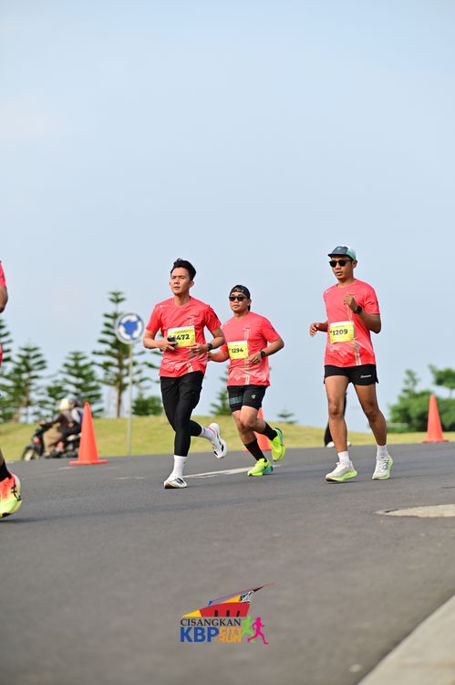 Race photo from CISANGKAN KBP CITY RUN 2025