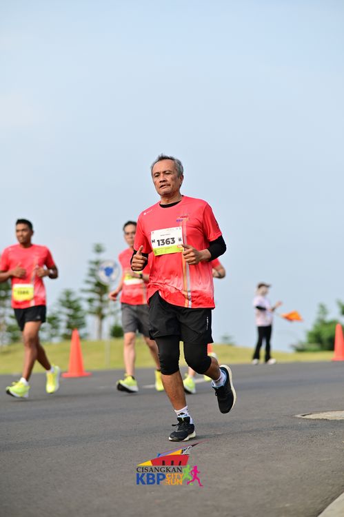 Race photo from CISANGKAN KBP CITY RUN 2025