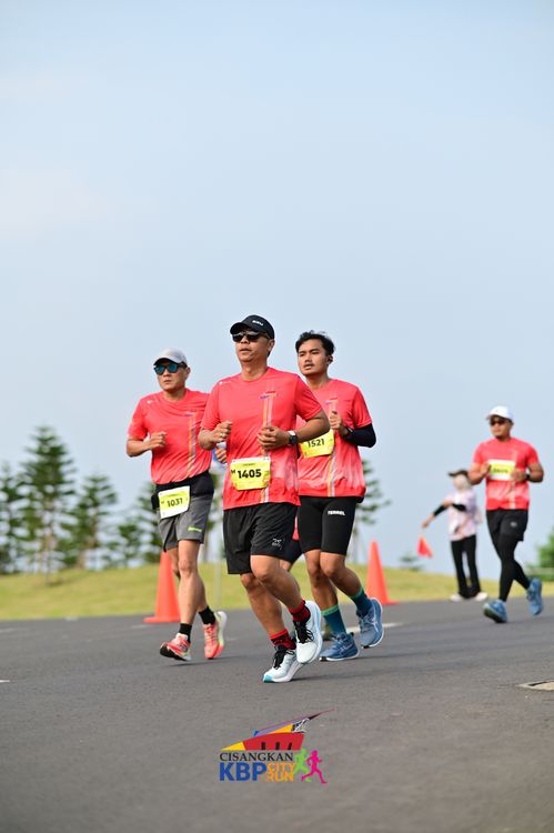 Race photo from CISANGKAN KBP CITY RUN 2025