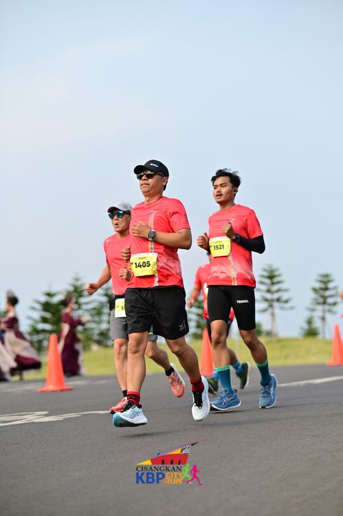 Race photo from CISANGKAN KBP CITY RUN 2025