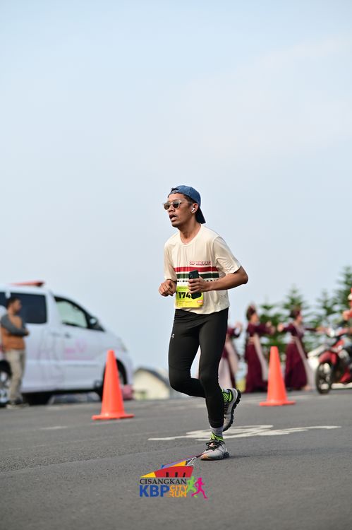 Race photo from CISANGKAN KBP CITY RUN 2025