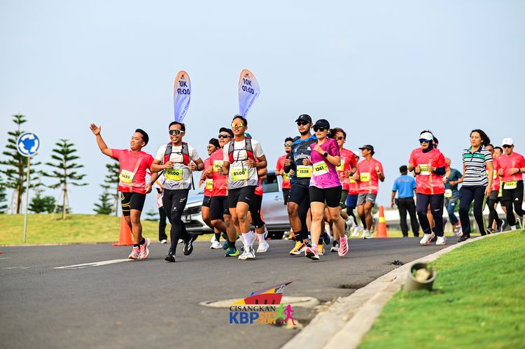 Race photo from CISANGKAN KBP CITY RUN 2025